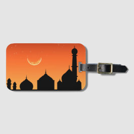 Eid Mubarak Abend Sky Gepäckanhänger