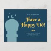 Eid Mubarak Abend Sky - Postcard Postkarte (Vorderseite)