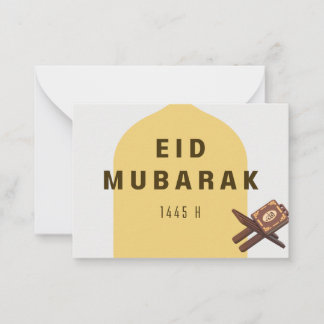 Eid Mubarak Al Quran Grußkarte Mitteilungskarte
