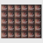 Eid Mubarak Arabic calligraphy Geschenkpapier (Flach)