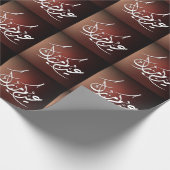 Eid Mubarak Arabic calligraphy Geschenkpapier (Ecke)