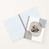 Eid Mubarak Arabic Calligraphy Wall Art – Elegant  Notizblock (Innenseite)