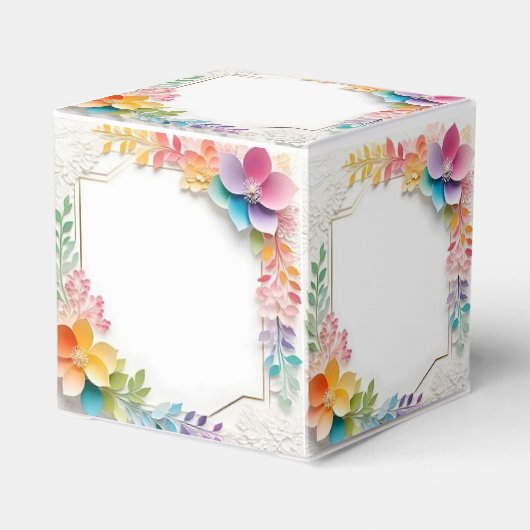 Eid Mubarak arabisch Geschenkschachtel (Rückseite)