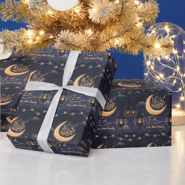 eid Mubarak arabischen Kalligraphiemuslim Geschenkpapier