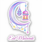 Eid Mubarak Aufkleber (Vorderseite)