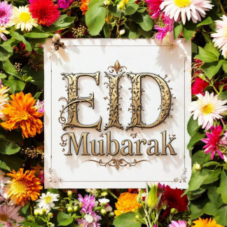 Eid Mubarak Aufkleber