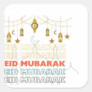 Eid Mubarak Aufkleber