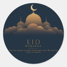 Eid Mubarak Aufkleber für Eid.