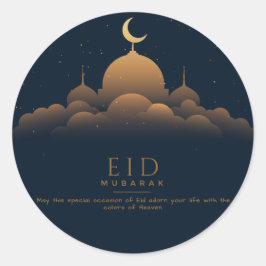 Eid Mubarak Aufkleber für Eid.