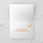 Eid Mubarak aus beiden US Lanterns Moon Stars Karte (Innenseite)