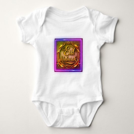 Eid Mubarak Baby Strampler (Vorderseite)