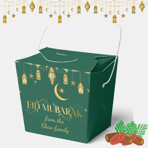 Eid Mubarak Benutzerdefinierter Name Elegant Moder Geschenkschachtel