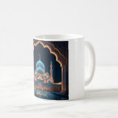 Eid Mubarak Blue Mosque Nightscape Kaffeetasse (VorderseiteRechts)