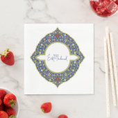 Eid Mubarak Blue Serviette (Beispiel)