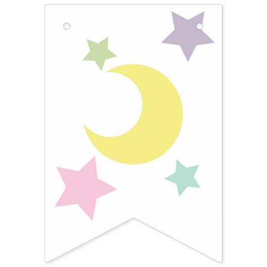 EID MUBARAK BUNT WIMPELKETTE (Zweite Fahne)