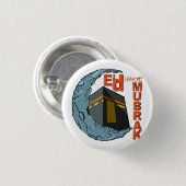 Eid Mubarak Button (Vorne & Hinten)