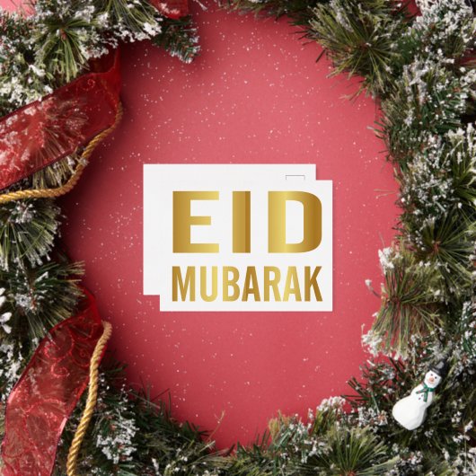 Eid Mubarak Card Folien Feiertagspostkarte (InSitu)