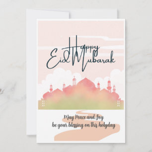 Eid Mubarak Card für junge Leute Feiertagskarte