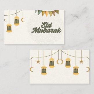 Eid Mubarak Cards Begleitkarte