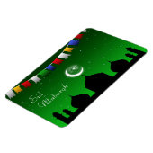 Eid Mubarak Colorful Gardens Magnet (Linke Seite)