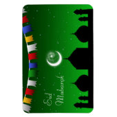 Eid Mubarak Colorful Gardens Magnet (Vertikal)