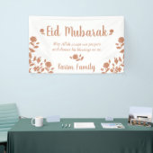 Eid Mubarak Custom Islam Wohngestaltung Floral Banner (Messeveranstaltung)