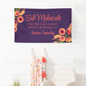 Eid Mubarak Custom Islam Wohngestaltung Floral Lil Banner (Insitu)