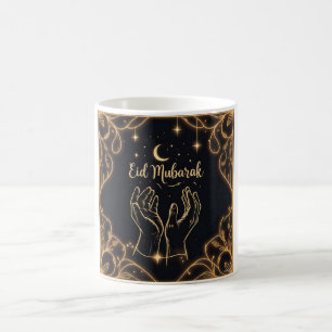Eid Mubarak Dua Hands Kaffeetasse