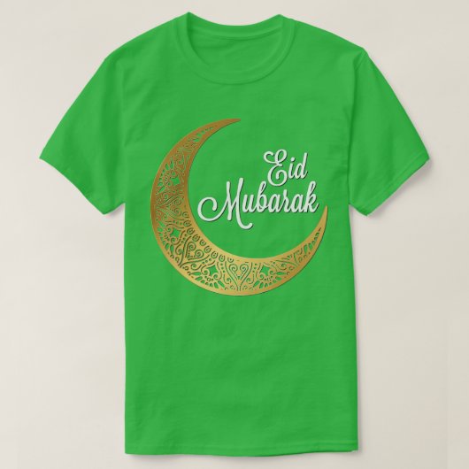 Eid Mubarak-Eid Al Fitr Islamic Holidays Design T-Shirt (Design vorne)