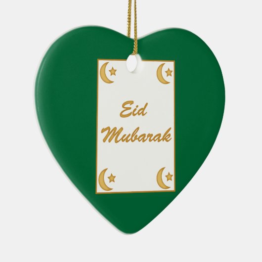 Eid Mubarak Eid al Fitr Keramik Ornament (Rechts)