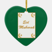 Eid Mubarak Eid al Fitr Keramik Ornament (Vorne)