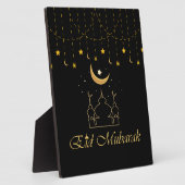 Eid Mubarak Eid-Dekorationen Tischschild Fotoplatte (Seite)