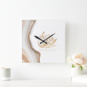 Eid Mubarak, Eid Gifts, arabische Kalligraphie Quadratische Wanduhr (Zuhause)