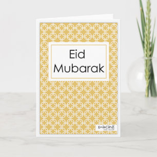 Eid Mubarak - Einfach Karte
