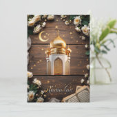 EID Mubarak Einladung (Stehend Vorderseite)