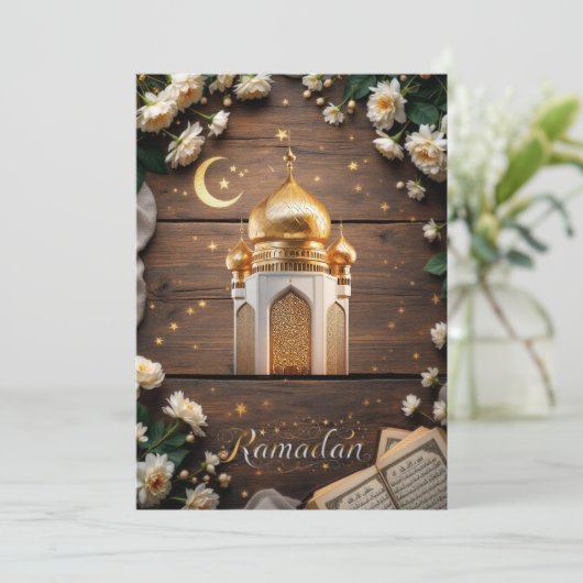 EID Mubarak Einladung (Stehend Vorderseite)