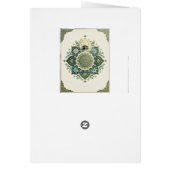 Eid Mubarak Elegant Lanterns & Crescent greeting (Hinten)