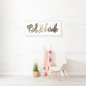 Eid Mubarak elegante Goldblick-Typografie Banner (Insitu)