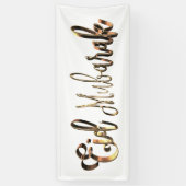 Eid Mubarak elegante Goldblick-Typografie Banner (Vertikal)