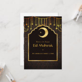 Eid Mubarak Family Foto Gruß Karte (Vorderseite/Rückseite Beispiel)