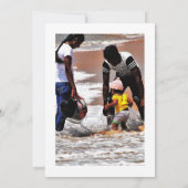 Eid Mubarak Family Foto Gruß Karte (Rückseite)