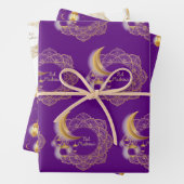 Eid Mubarak fanoos Geschenkpapier Set (Beispiel)