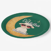Eid Mubarak Feierparty  Pappteller (Schrägansicht)