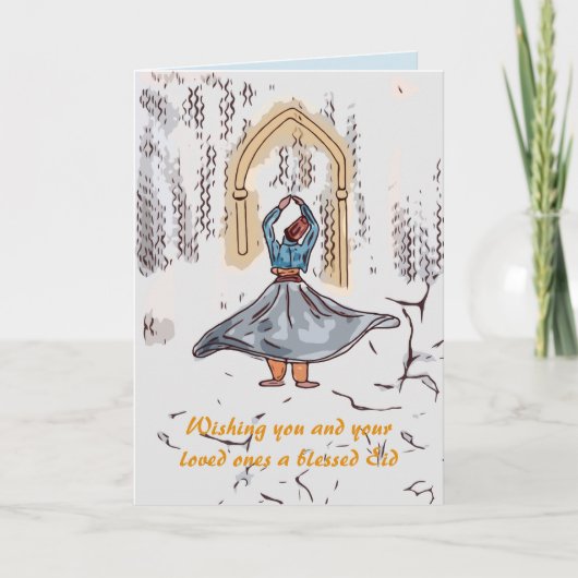 Eid Mubarak Feiertagskarte (Vorderseite)