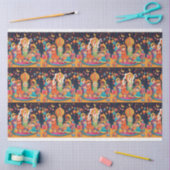 Eid Mubarak Festival Scene Wrapping Geschenkpapier Seidenpapier (Basteln)