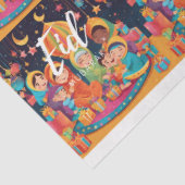 Eid Mubarak Festival Scene Wrapping Geschenkpapier Seidenpapier (Ausschnitt)