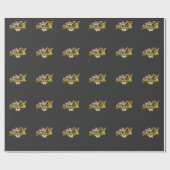 Eid Mubarak Floral islamische muslimische Blume Fr Geschenkpapier (Flach)