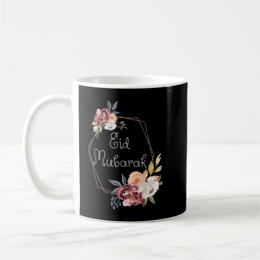 Eid Mubarak Floral islamisches Geschenk für muslim Kaffeetasse (Links)
