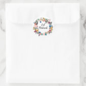 EID MUBARAK FLORAL WREATH STICKER (Tasche)