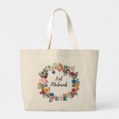 EID MUBARAK FLORAL WREATH TASCHE (Rückseite)